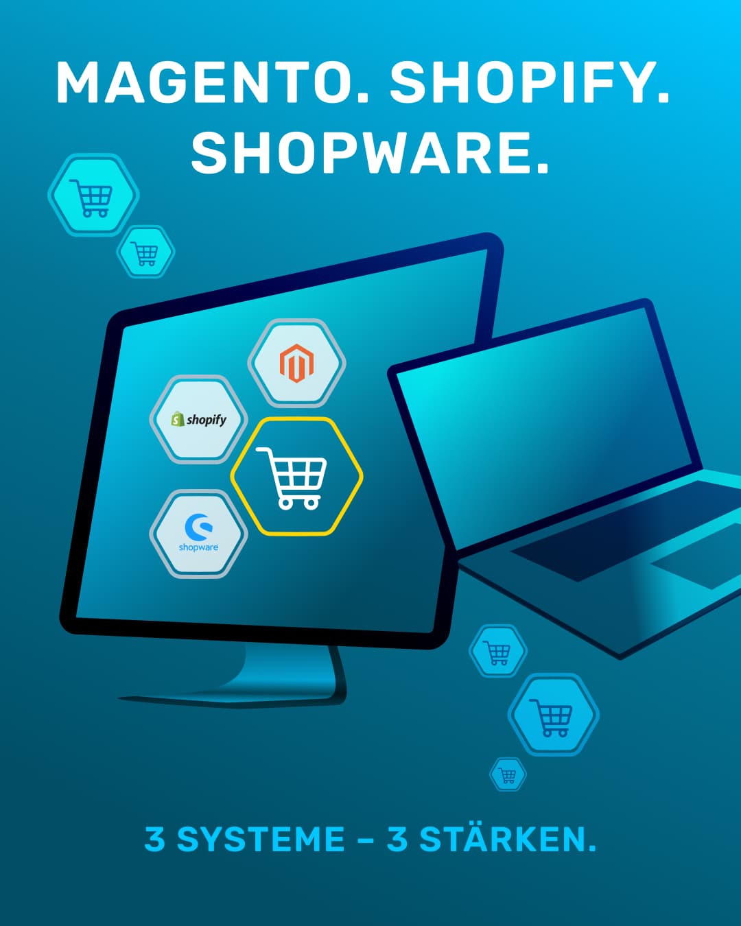 Magento, Shopify oder Shopware? Welches Shopsystem passt zu deinem Business?